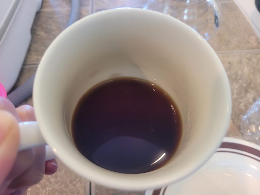 エアフライヤーで焼いたコーヒーの味